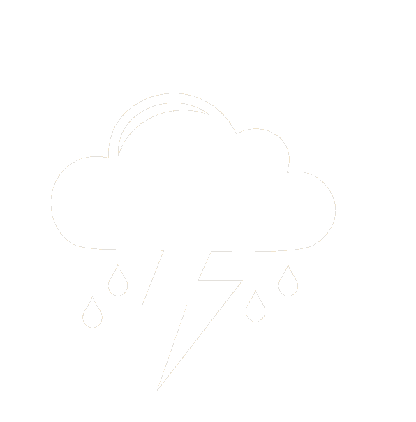 emergency storm restoration icon wide white