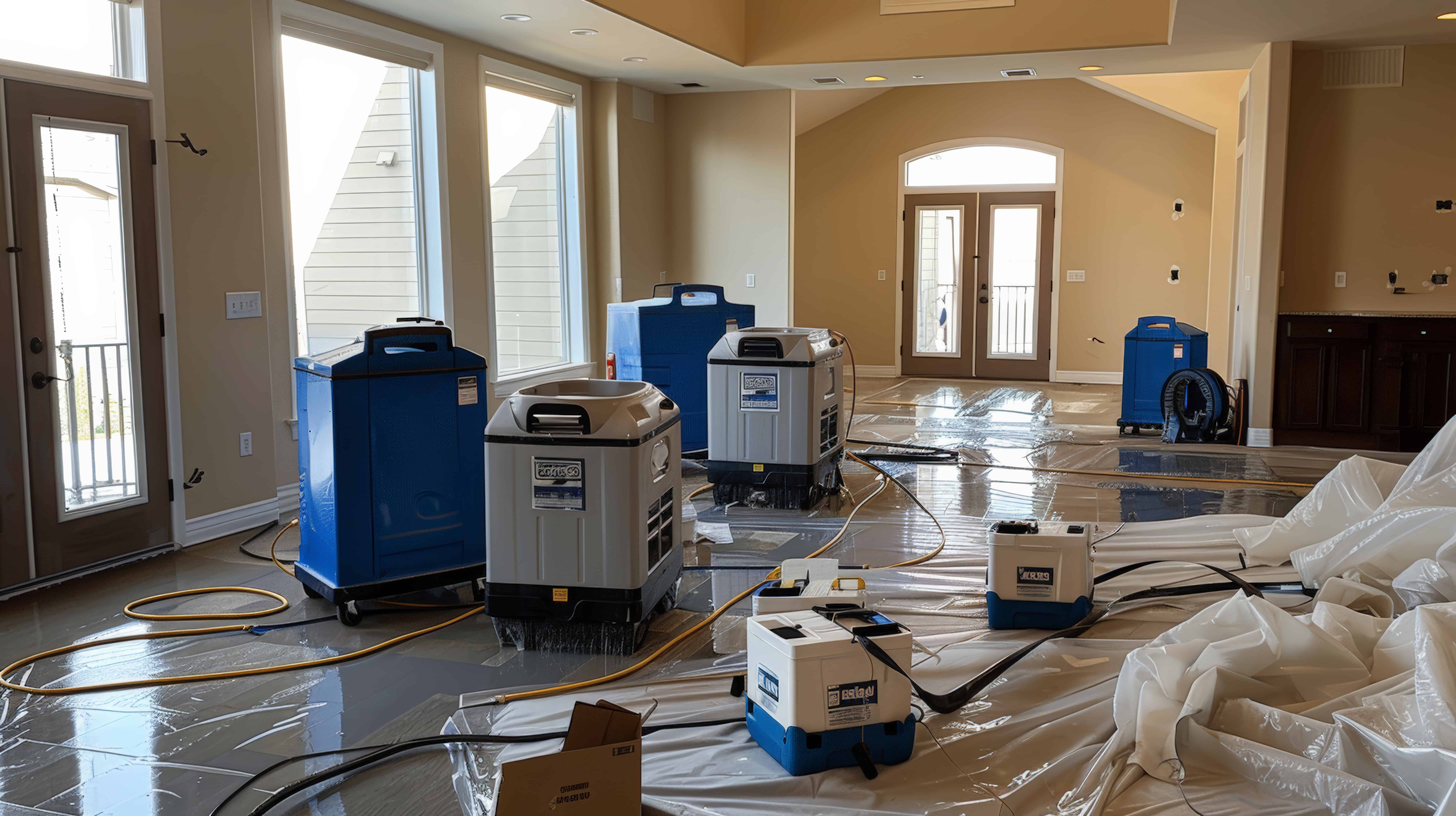 wet vac and water damage repair in a baton rouge home from turnkey restoration of baton rouge